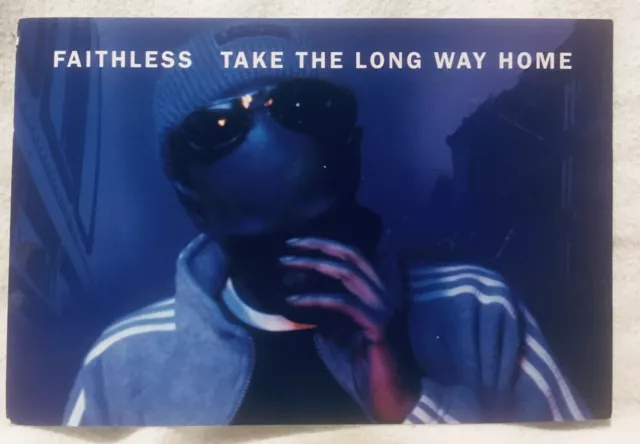 FAITHLESS Take The Long Way Home Promo Mail-out Postcard VERY GOOD CONDITION