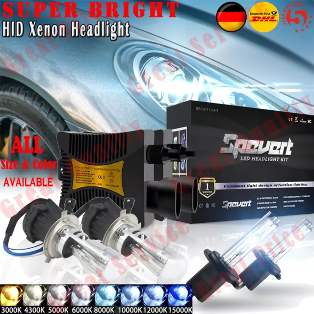 55W Xenon HID Scheinwerfer KIT H1 H4 H7 H8 H9 HB3/4 Umrüstkit Licht Ersatz Lampe