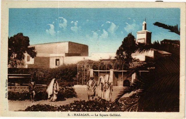 CPA AK MAROC MAZAGAN - Le Square Gallieni (219274)