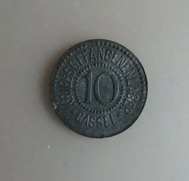 Cassel Kriegsgefangenenlager Notgeld 10 Pfennig um 1918 (80087)
