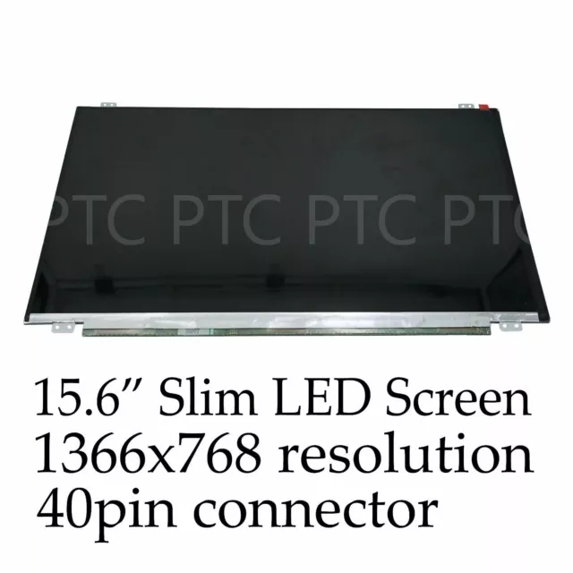 15.6" 1366x768 40pin Slim LED LCD Screen Laptop Panel NT156WHM-N10, N156BGE-L41