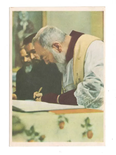 Cartolina Religiosa - S. Padre Pio Da Pietrelcina Anni '60 Non Viaggiata Fp.