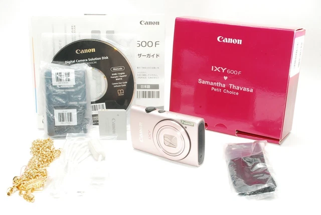 CANON IXY 600F Samantha Thavasa Pink Compact Digital Camera with