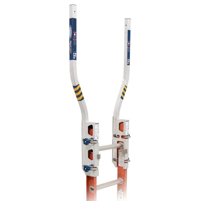 Werner Ladder Extension 48.75"X8"X6.5" Dual Clamping System Lock+Caution Marking
