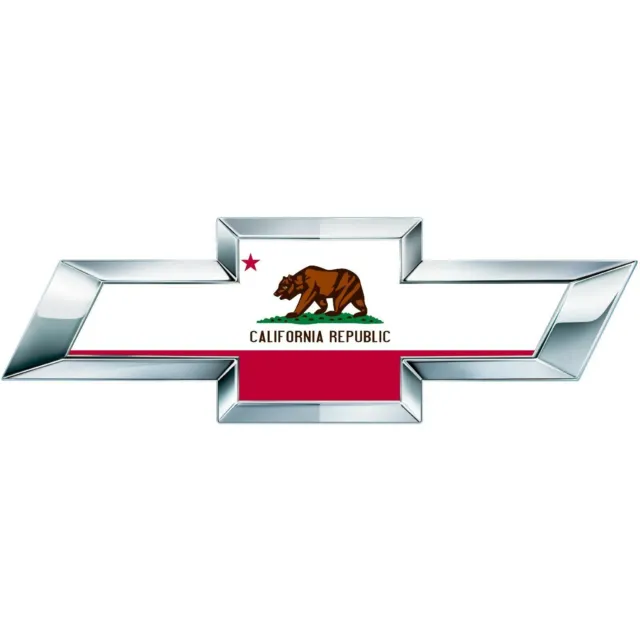 CJ 2 Silverado California Flag Universal Chevy Bowtie Vinile Emblema...