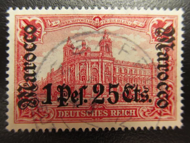 DK - Marokko Nr. 43, 1906, gestempelt, BPP geprüft, Mi 220€ *KB358*