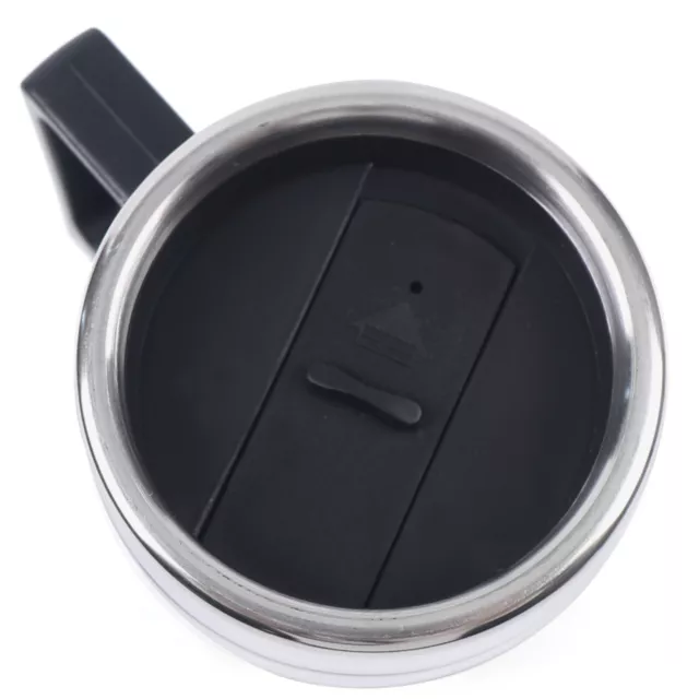 12V Car Heating Cup Coffee Maker Travel Portable Pot Heated Thermos Mug Kettle 9