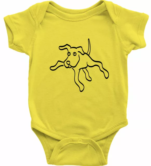 Infant Baby Bodysuit One Pieces Shirt Gift Cute Dog Fun Pitbull Doggy Puppy bull