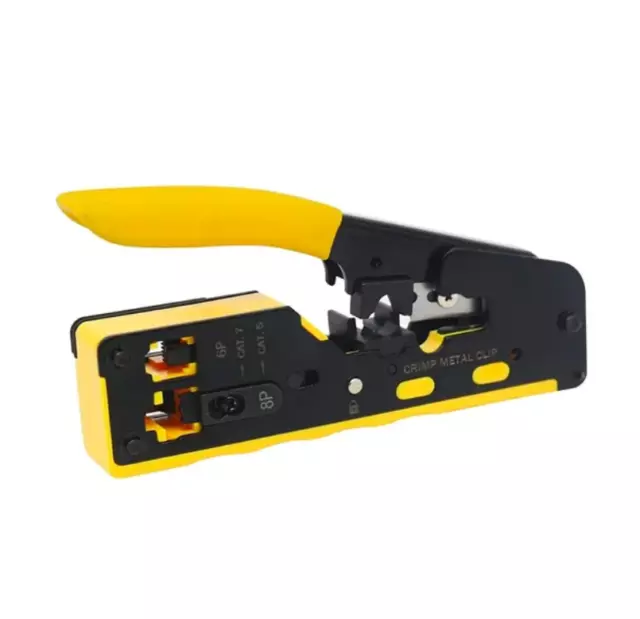 Rj45 Ez Crimping Tool Latest Crimper For Pass Through 20 Connectors Cat 5E 6 7