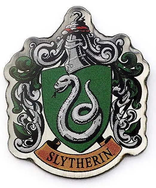 Harry Potter Slytherin Crest Pin Badge from the Carat Shop