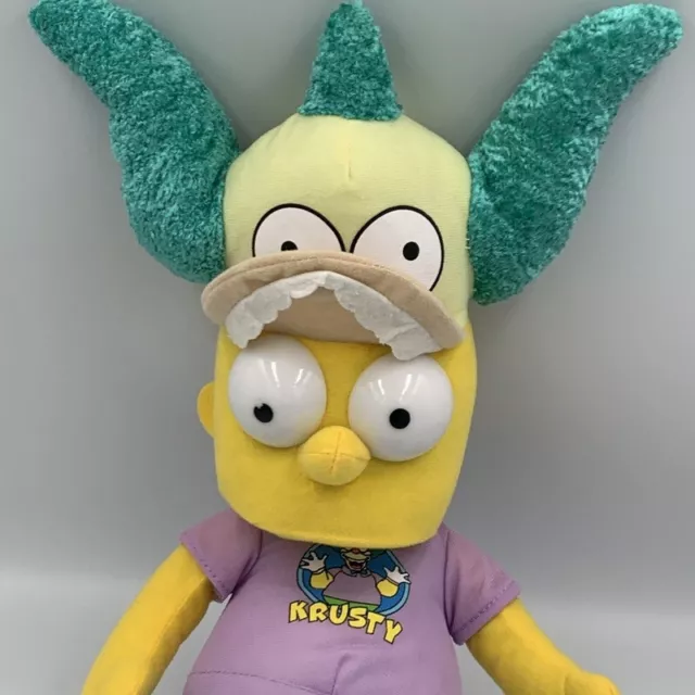 The Simpsons Bart Simpson Krusty The Clown Fan Soft Toy 2