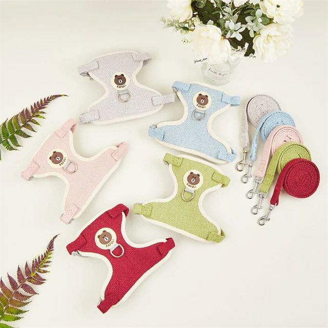 Cute Harness and leash for medium sized pets cat rabbit rodent dog high quality