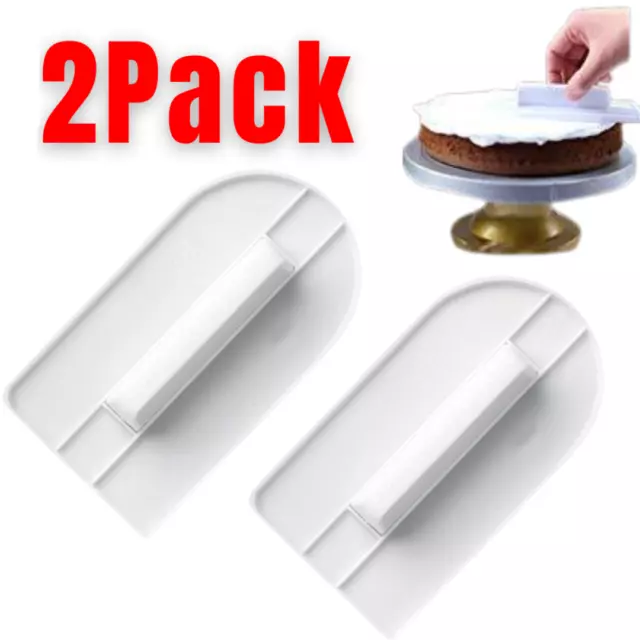 2Pack-Cake Smoother Polisher Tools Cutter Decorating Fondant Sugarcraft Mold