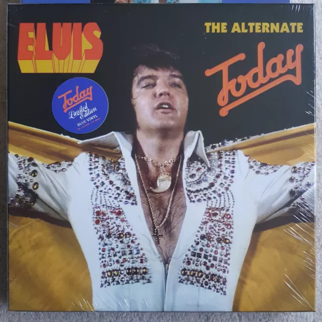 Elvis Presley- "The Alternate Today" Blue 10" Vinyl & Cd Box Set. Still Sealed.