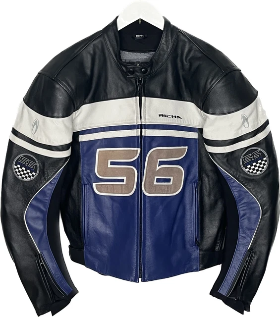 Motorcycle Jackets Richa Monza Leather Jacket RICHA MEN'S BLACK