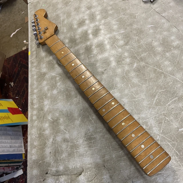 1980S ESP GUITAR Maple Neck Vintage w/ Fender Tuners 22 fret Truss at