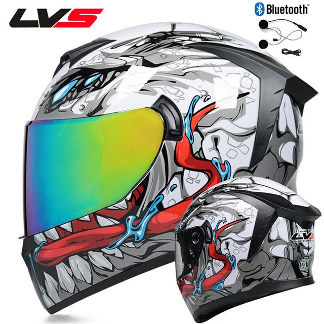 RUMOCOVO ® Casque de Moto Modulable Bluetooth Intégré, Casque Moto, casque modul