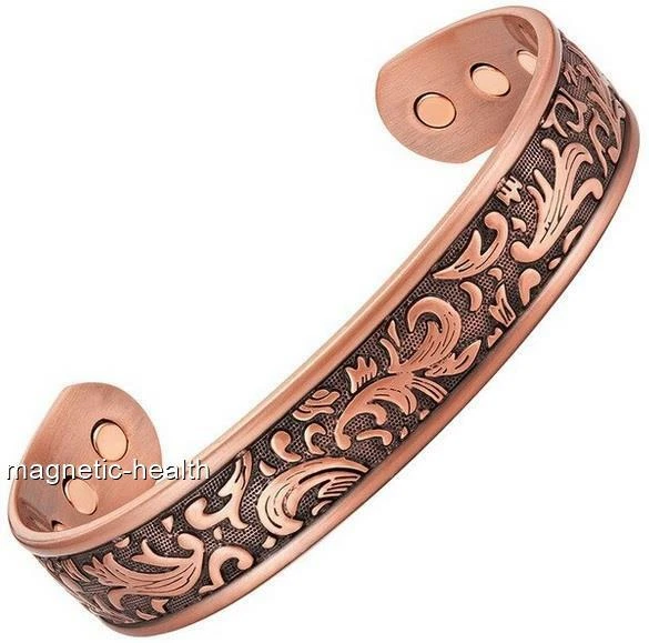 Brazalete De Cobre Magnético Para Hombre Túnel Carpiano Salud Alivio Del Dolor Artritis