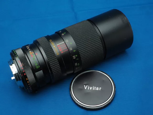 VIVITAR CLOSE-FOCUSING ZOOM LENS 90-230mm F4.5 MD Minolta mount