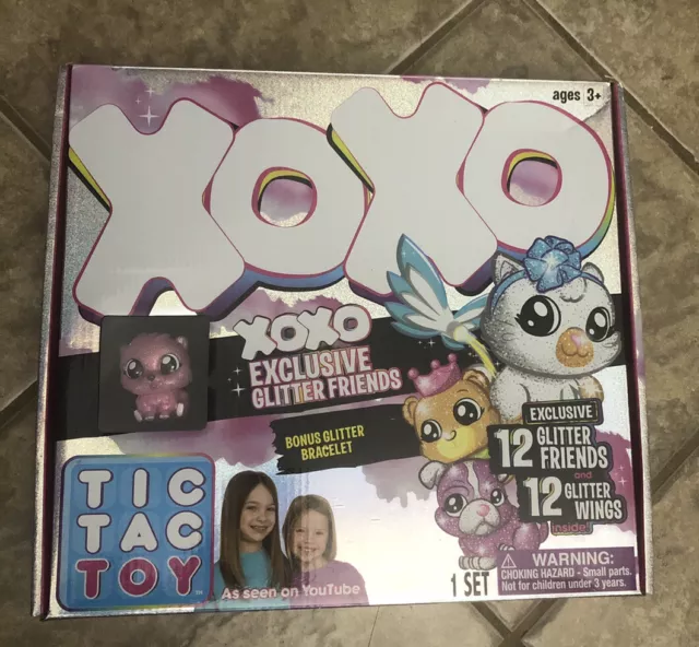 Tic Tac Toy XOXO Exclusive Glitter Friends & Bonus Bracelet