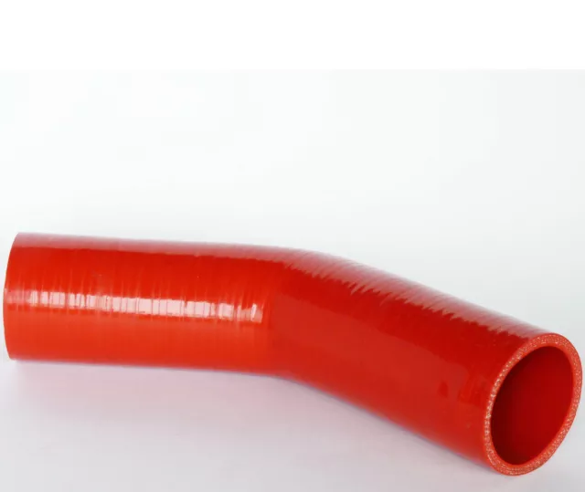 45 Gradi, Silikonbogen Id 25mm Tubo IN Silicone Arco Llk Turbo Tubo - Rosso