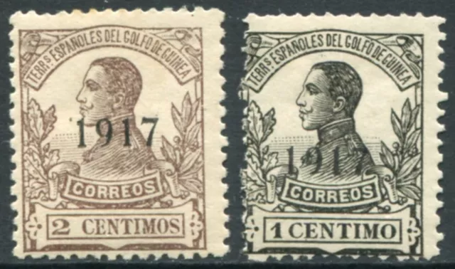 Colonias Españolas - Correo- Año: 1917 - numero 00111/12 - * 1 y 2 centimos / Cl
