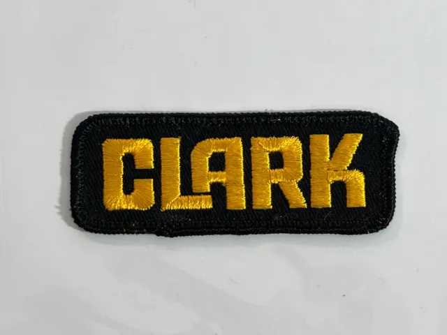 NOS Vintage Embroidered CLARK Gas & Oil Patch - RETRO