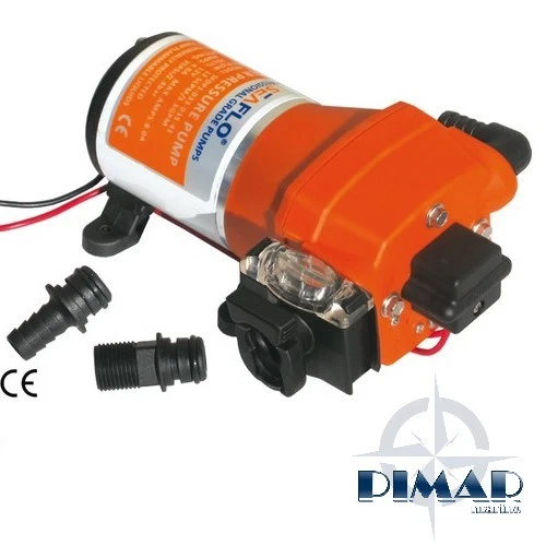 Pompa Autoclave Acqua 12V 17L/min - Silenziosa Per Camper E Barche