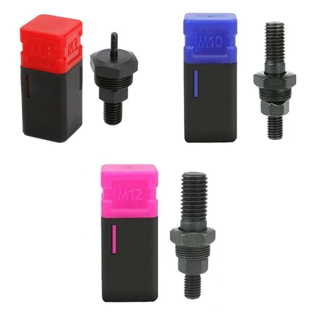 Ensemble D'outils Nutsert pour Pistolet à Riveter à Main En Acier M3 +