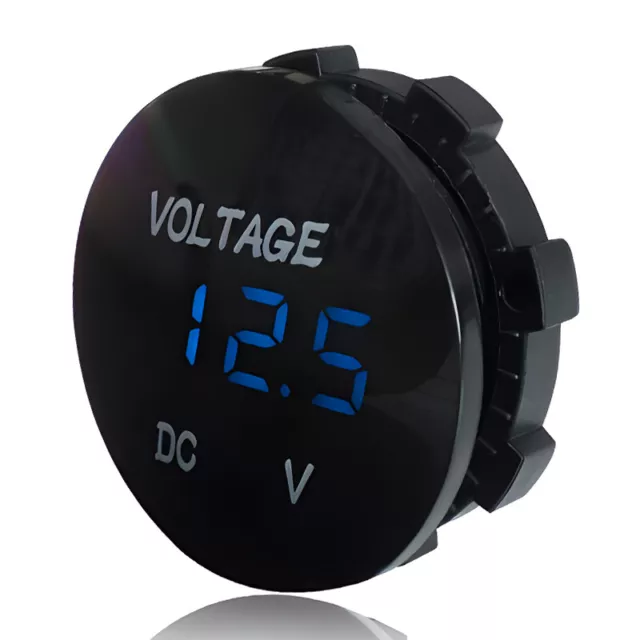 DC 12-24V LED Digital Voltage Volt Meter Display Voltmeter Motorcycle Car Camper