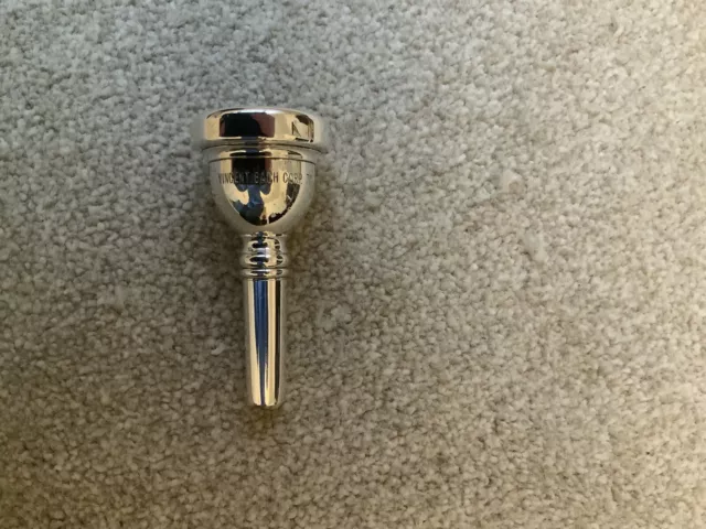 Vincent Bach Corp. 7C Smallbore Trombone Mouthpiece In Silverplate