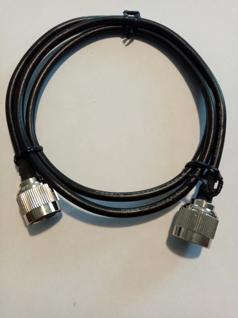 Cavo RG-58 A/U Intestato Sirio - 50cm Con 2 Connettori PL-259, Per Radio/Antenne