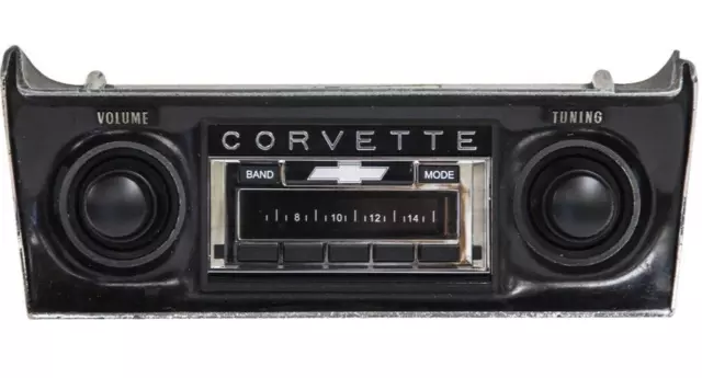 1968 - 1976 Corvette Custom Autosound 630 AM FM Stereo Radio 300 Watts NEW