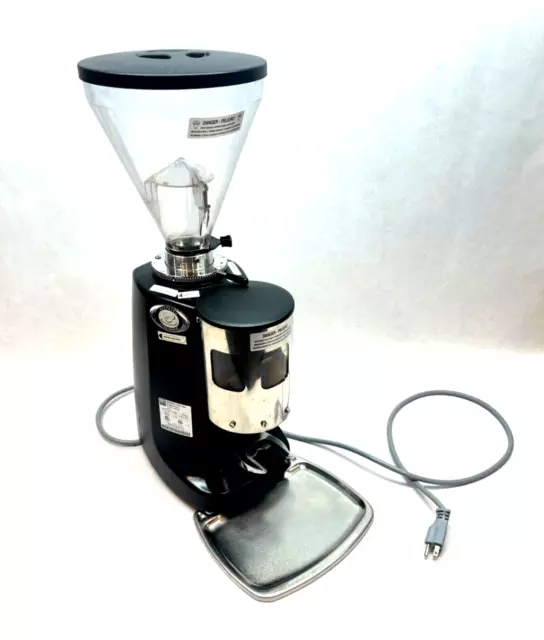 Mazzer Luigi Spa Super Jolly Timer Espresso Coffee Bean Grinder & Hopper