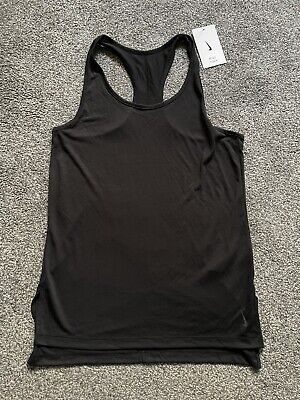BNWT Nike Yoga Vest Dri-Fit Black Size Small Women’s RRP £19.99 Free Post (&&)