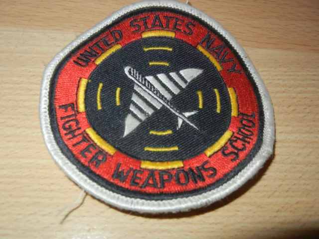 US    NAVY        FIGHTER   WEAPONS     SCHOOL                 patch    ORIGINAL