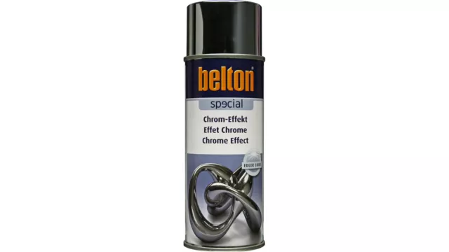 Belton efecto cromo spray 400 ml aerosol cromo plata color brillo metálico