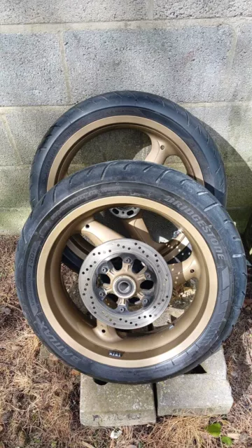 PAIR OF DUCATI Brembo 3 Spoke Wheels  ST4 ST2 ST4s MONSTER 900SS with tyres