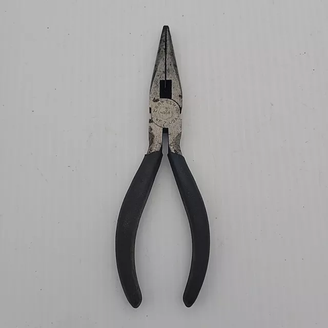 Vintage CRAFTSMAN 45081 Needle Nose Pliers w/ Side Cutter WF , USA