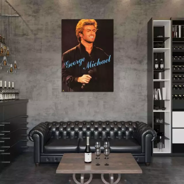 384376 George Michael 1987 Portrait WALL PRINT POSTER AU 3