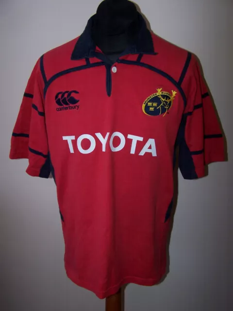 CANTERBURY  Munster 2005 2006 Home Rugby Shirt (L, Large Mens) Ireland jersay