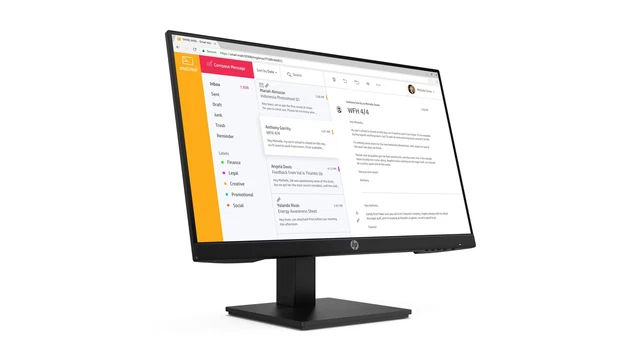HP P24h G4 60,45cm (23,8") FHD Office IPS Monitor 16:9 VGA/HDMI/DP Pivot HV LS