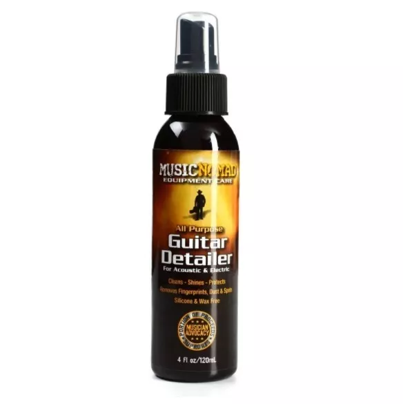 Music Nomad Premium Guitar Detailer Cleaner For Matte & Gloss Finishes 4 fl. oz.