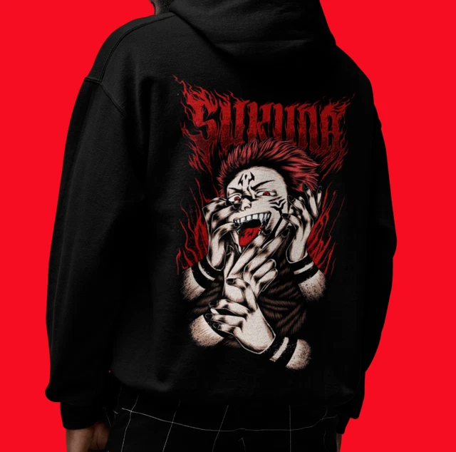 Felpa Con Cappuccio Jujutsu Kaisen Sukuna Toji Fushiguro Gojo Satoru