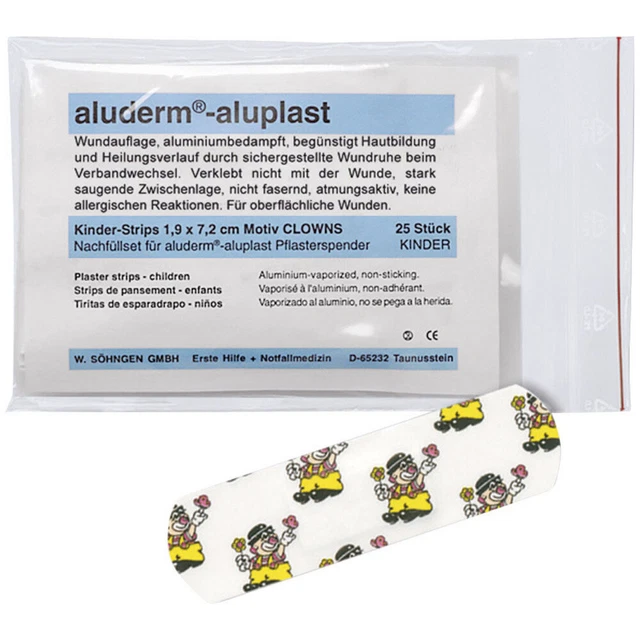 Söhngen 1009921 Aluderm®-aluplast Nachfüllset Spender Clown a 25 Stück