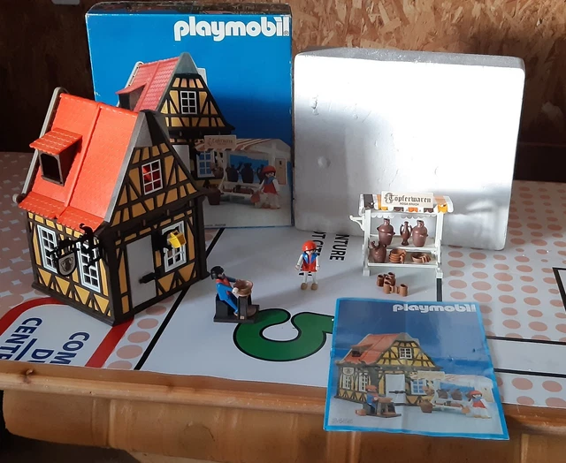 PLAYMOBIL WESTERN VINTAGE Ferme Diorama bâtiment 3427 Klicky 1976 By Pl@ymod@n EUR 59,99