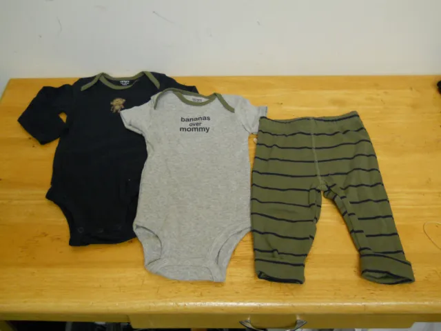 Carters New Baby Boys 3 Piece Outfit 6 Months NWT