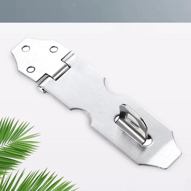 Padlock Hasp Latch Gate Lock Hasp Safety Padlock Clasp for Shed Cabinet Door