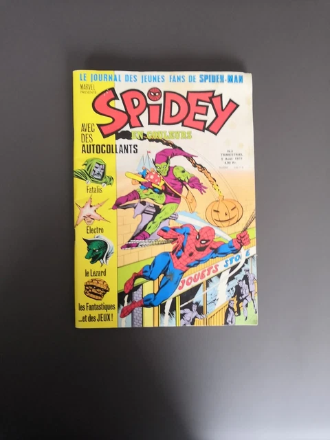Rare Spidey N°3 dub5 août 1979 édition lug en Très bon état