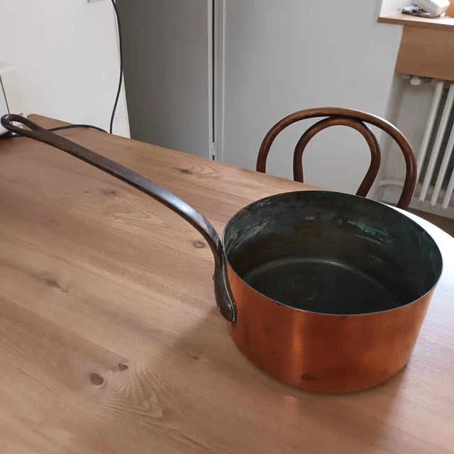 GRANDE CASSEROLE ANCIENNE en cuivre, EUR 35,00 PicClick FR